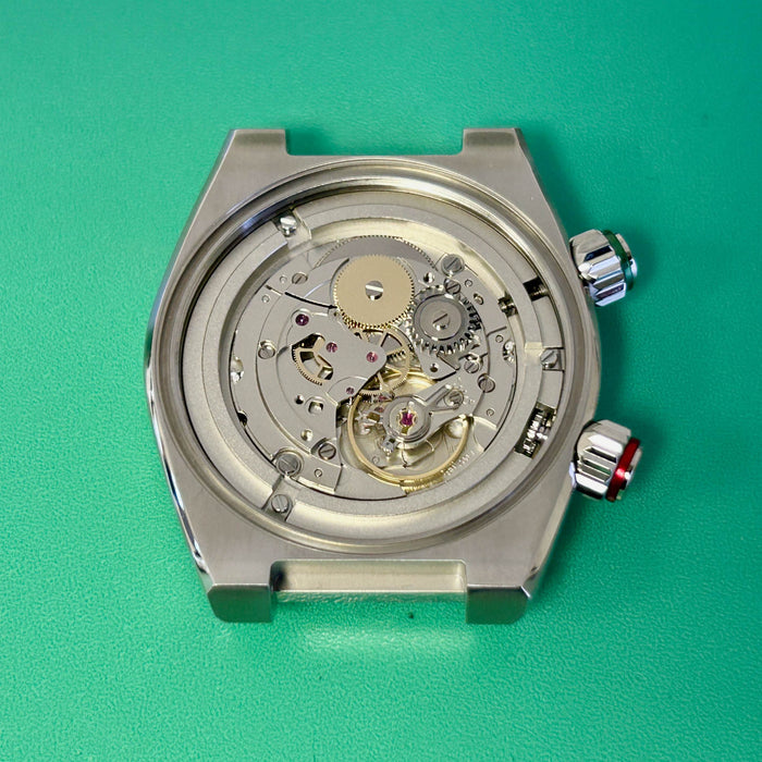 Midnight black Edward Christopher® guilloché Manta dive watch