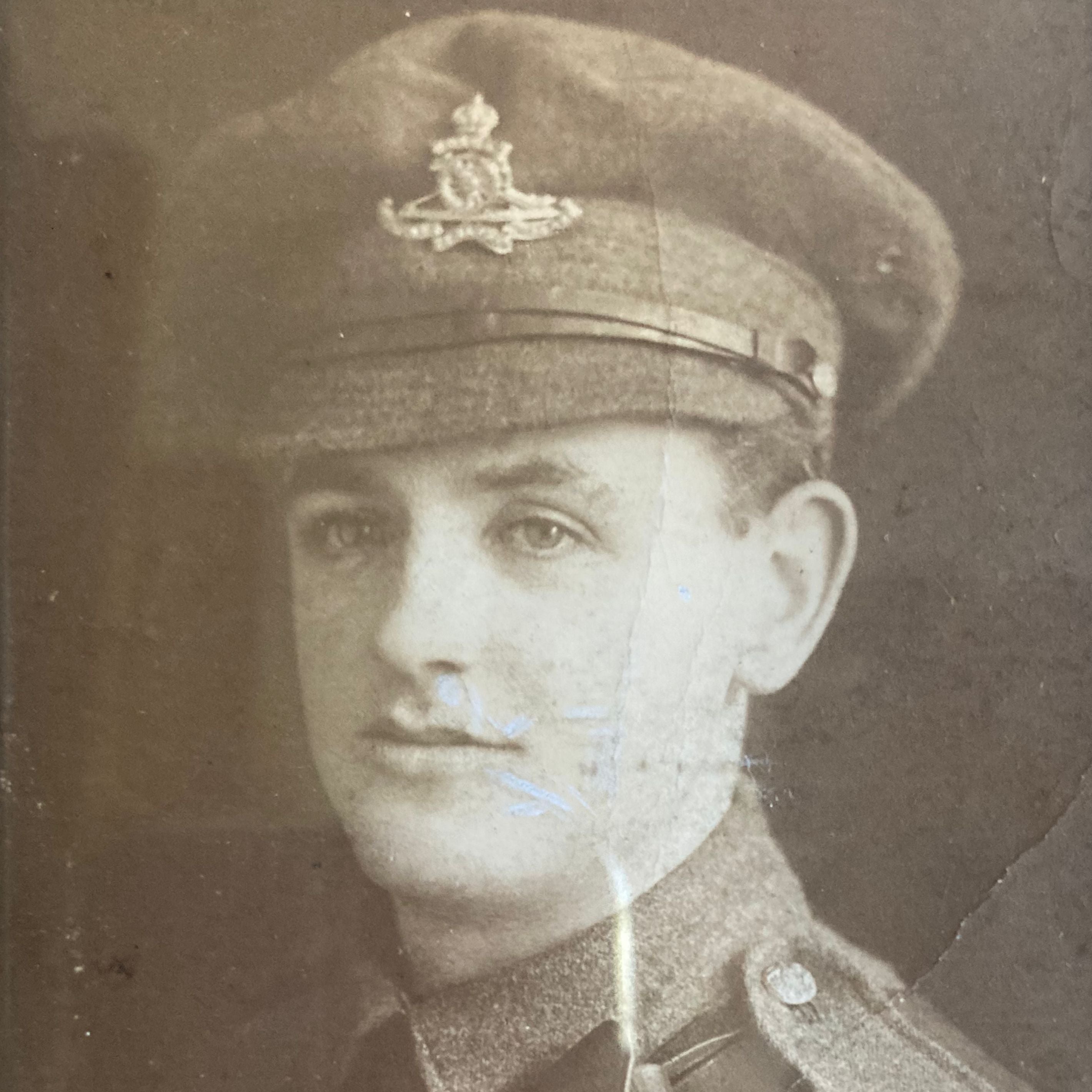 First World War British soldier in uniform 