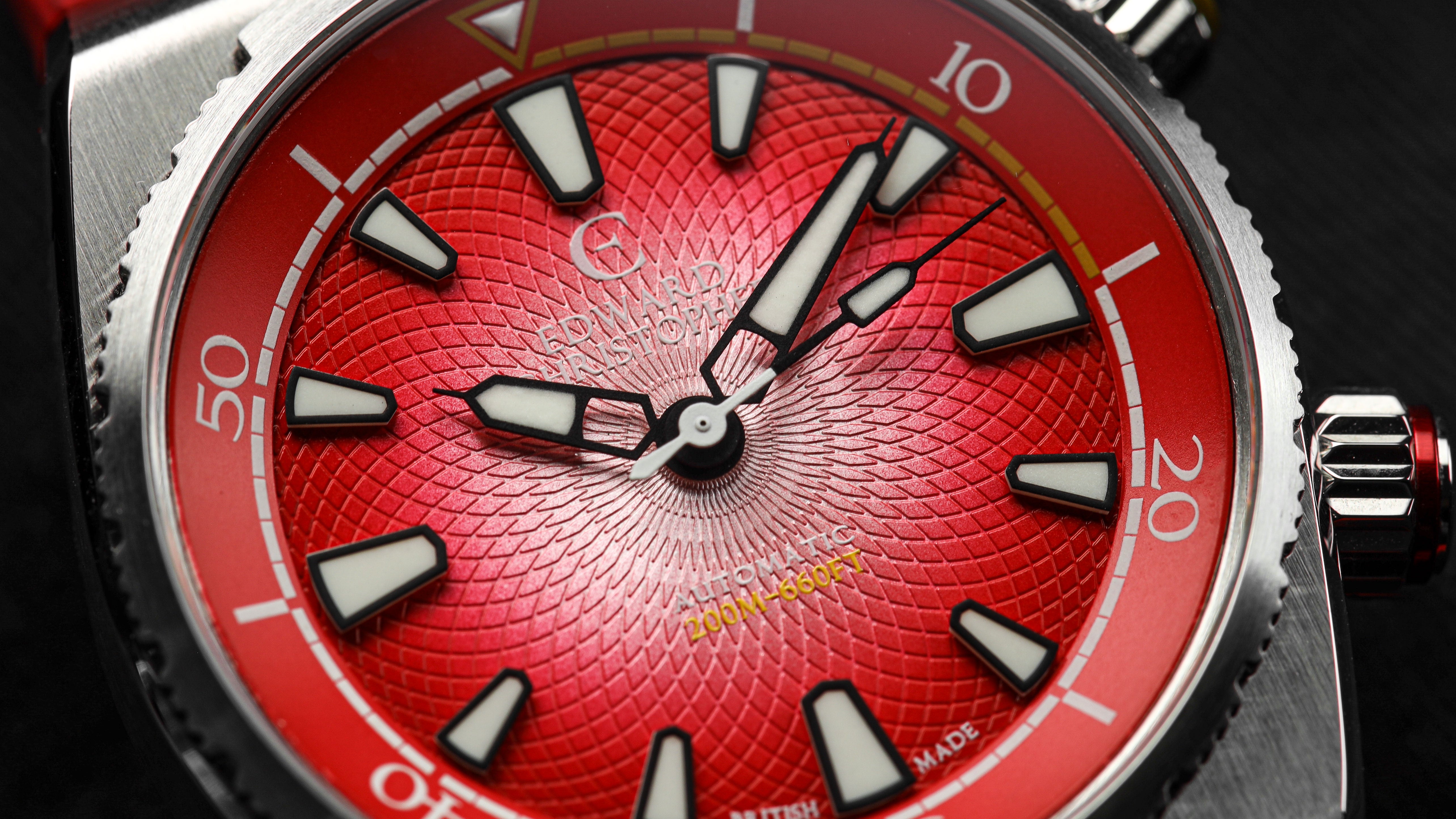 Manta Revelare - Rose Red – Edward Christopher Watches